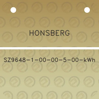 honsberg-sz9648-1-00-00-5-00-kwh