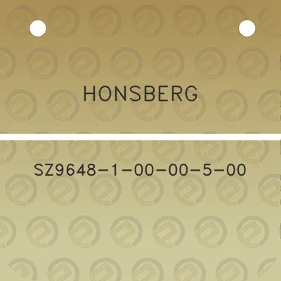 honsberg-sz9648-1-00-00-5-00