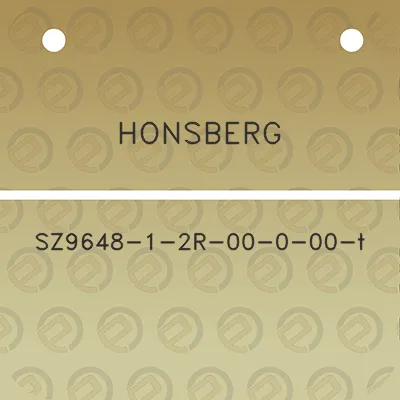 honsberg-sz9648-1-2r-00-0-00-t