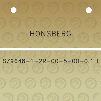 honsberg-sz9648-1-2r-00-5-00-01-l