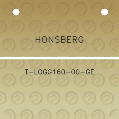 honsberg-t-logg160-00-ge