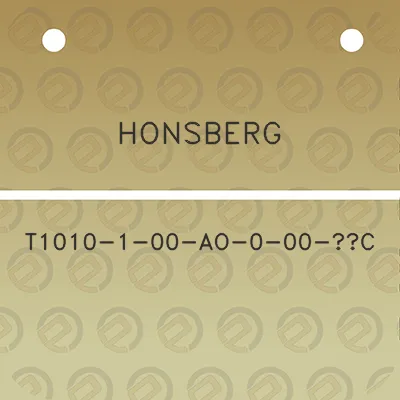 honsberg-t1010-1-00-ao-0-00-c