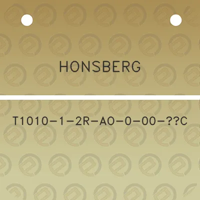 honsberg-t1010-1-2r-ao-0-00-c