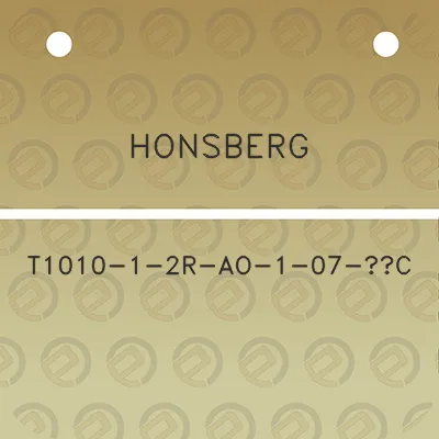 honsberg-t1010-1-2r-ao-1-07-c