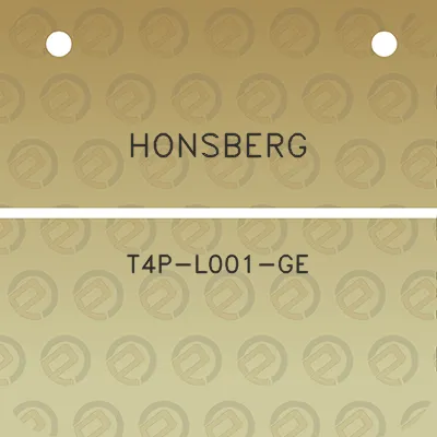 honsberg-t4p-l001-ge