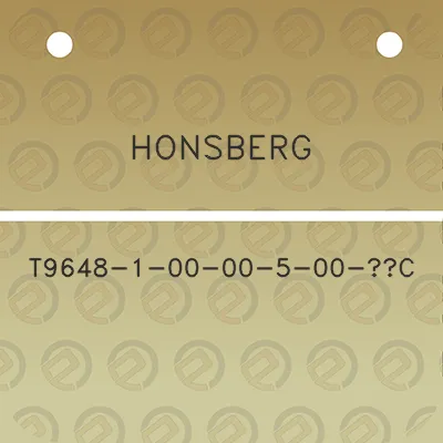 honsberg-t9648-1-00-00-5-00-c