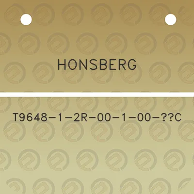 honsberg-t9648-1-2r-00-1-00-c