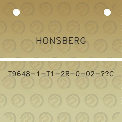 honsberg-t9648-1-t1-2r-0-02-c