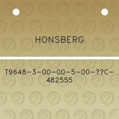 honsberg-t9648-3-00-00-5-00-c-482555