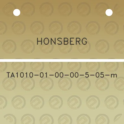 honsberg-ta1010-01-00-00-5-05-m