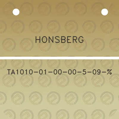 honsberg-ta1010-01-00-00-5-09