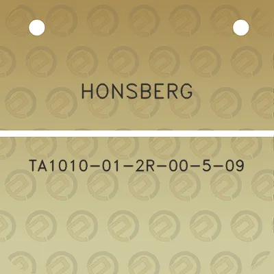 honsberg-ta1010-01-2r-00-5-09