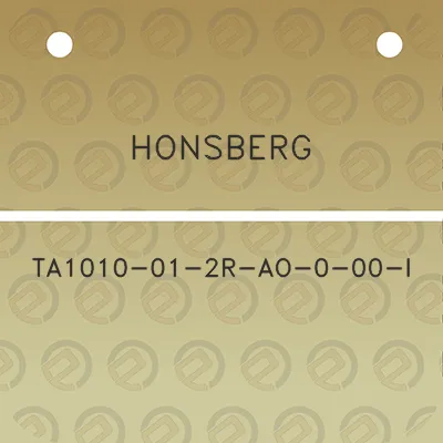 honsberg-ta1010-01-2r-ao-0-00-l