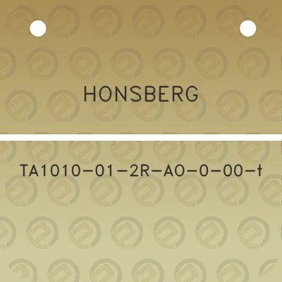 honsberg-ta1010-01-2r-ao-0-00-t