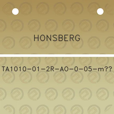 honsberg-ta1010-01-2r-ao-0-05-m3