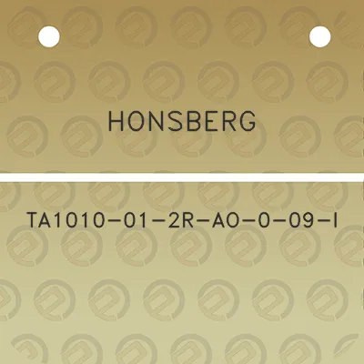 honsberg-ta1010-01-2r-ao-0-09-l