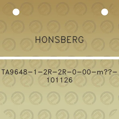 honsberg-ta9648-1-2r-2r-0-00-m3-101126