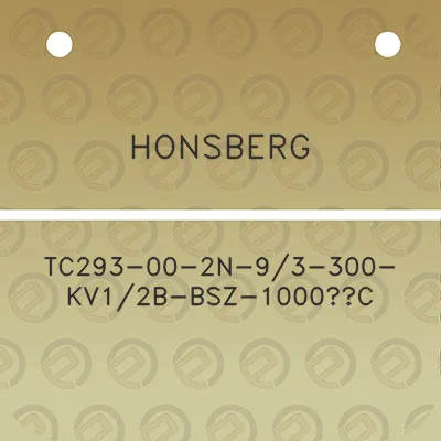 honsberg-tc293-00-2n-93-300-kv12b-bsz-1000c