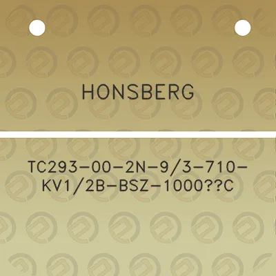 honsberg-tc293-00-2n-93-710-kv12b-bsz-1000c