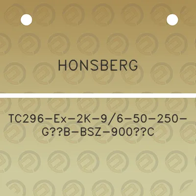 honsberg-tc296-ex-2k-96-50-250-g12b-bsz-900c