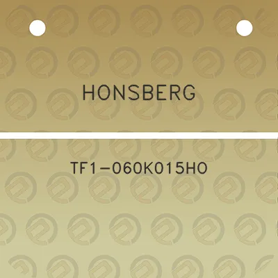 honsberg-tf1-060k015ho