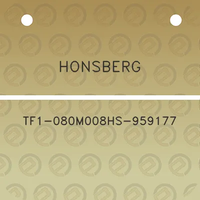 honsberg-tf1-080m008hs-959177