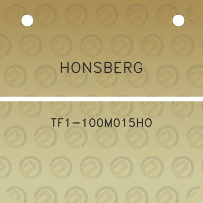 honsberg-tf1-100m015ho