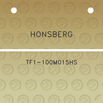 honsberg-tf1-100m015hs