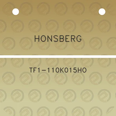 honsberg-tf1-110k015ho