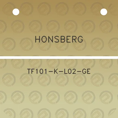 honsberg-tf101-k-l02-ge