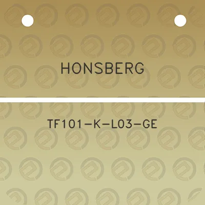 honsberg-tf101-k-l03-ge