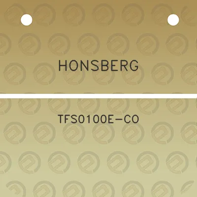 honsberg-tfs0100e-co