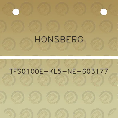 honsberg-tfs0100e-kl5-ne-603177