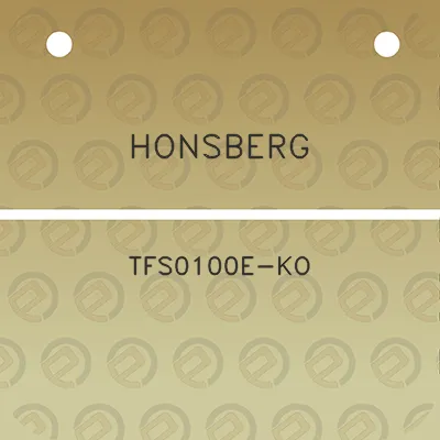 honsberg-tfs0100e-ko