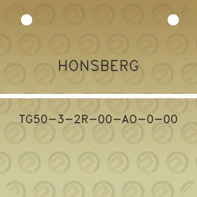 honsberg-tg50-3-2r-00-ao-0-00