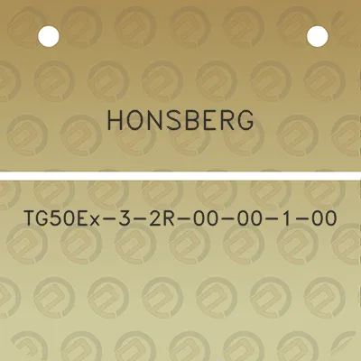 honsberg-tg50ex-3-2r-00-00-1-00