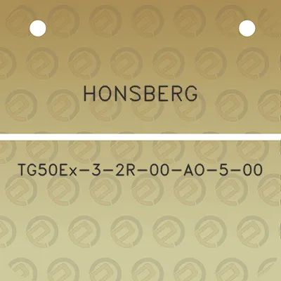 honsberg-tg50ex-3-2r-00-ao-5-00