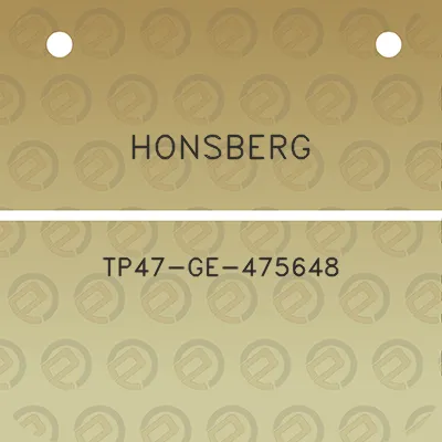 honsberg-tp47-ge-475648