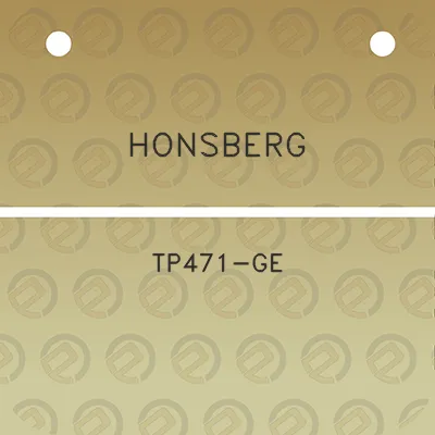 honsberg-tp471-ge