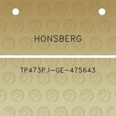 honsberg-tp473pi-ge-475643