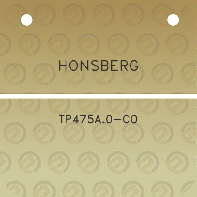 honsberg-tp475a0-co