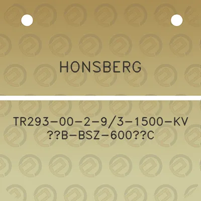 honsberg-tr293-00-2-93-1500-kv-12b-bsz-600c