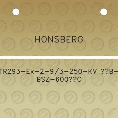 honsberg-tr293-ex-2-93-250-kv-12b-bsz-600c