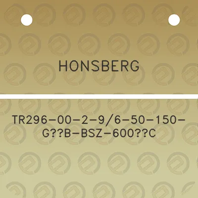 honsberg-tr296-00-2-96-50-150-g12b-bsz-600c