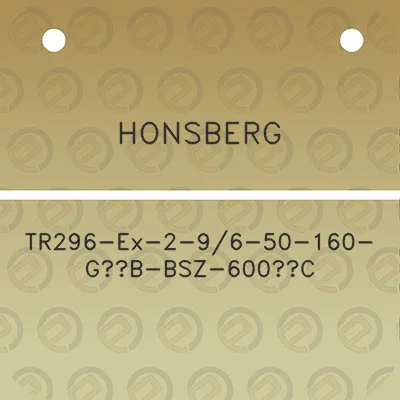 honsberg-tr296-ex-2-96-50-160-g12b-bsz-600c