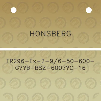 honsberg-tr296-ex-2-96-50-600-g12b-bsz-600c-16