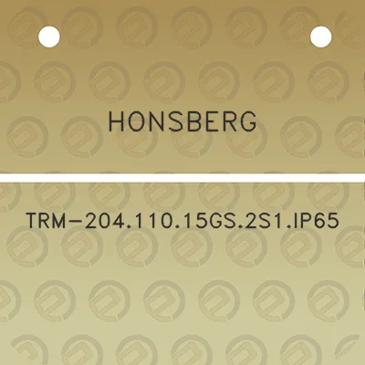 honsberg-trm-20411015gs2s1ip65