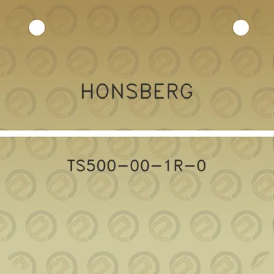 honsberg-ts500-00-1r-0