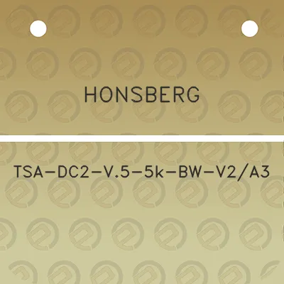 honsberg-tsa-dc2-v5-5k-bw-v2a3