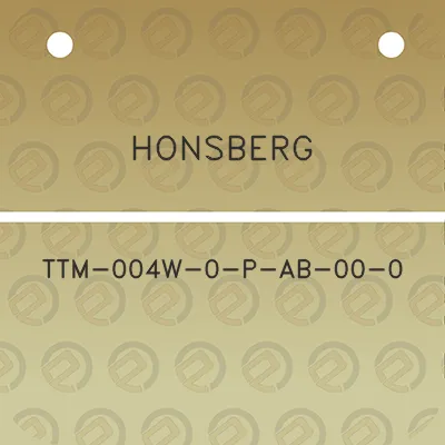 honsberg-ttm-004w-0-p-ab-00-0